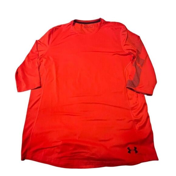 Under Armour Men's XL Red Compression Graphic T-Shirt Short Sleeve - Picture 1 of 7